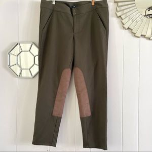 GAP Olive Green & Tan Riding Equestrian Pants